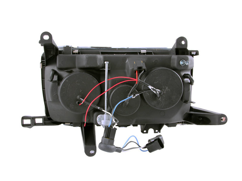 ANZO 1991-1994 Toyota Land Cruiser Crystal Headlights w/ Halo Chrome ANZO 1991-1994 Toyota Land Cruiser Crystal Headlights w/ Halo Chrome