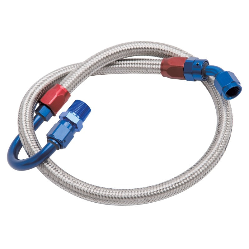 Edelbrock Fuel Line Braided Stainless for SBF ( Use w/ 8134 ) Edelbrock Fuel Line Braided Stainless for SBF ( Use w/ 8134 )