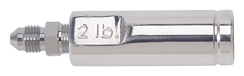 Russell Performance 2-lb. Polished Residual Valve Russell Performance 2-lb. Polished Residual Valve