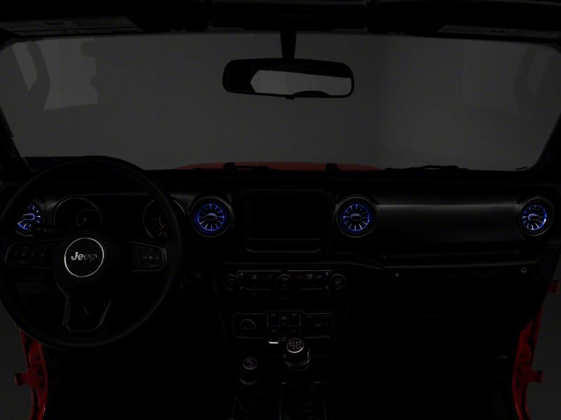 Raxiom 18-23 Jeep Wrangler JL LED Ambient Vent Lighting Kit Raxiom 18-23 Jeep Wrangler JL LED Ambient Vent Lighting Kit
