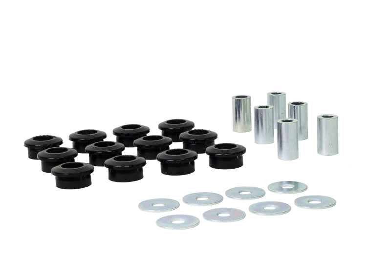 Whiteline 00-04 Subaru Legacy GT / 00-09 Subaru Outback Rear Control Arm Bushing Service Kit Whiteline 00-04 Subaru Legacy GT / 00-09 Subaru Outback Rear Control Arm Bushing Service Kit