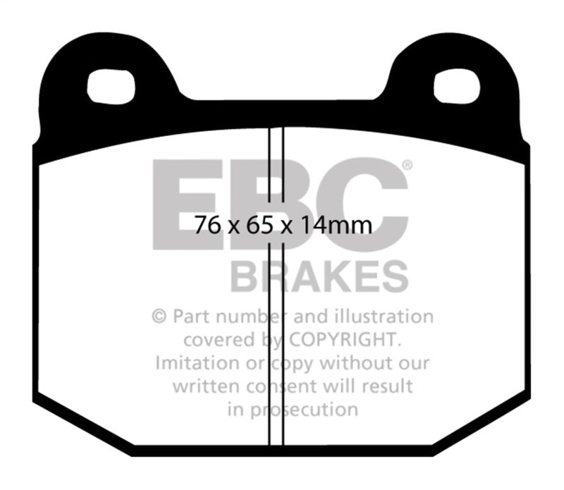 EBC 99-03 Mitsubishi Lancer Evolution 2.0 Turbo Bluestuff Rear Brake Pads EBC 99-03 Mitsubishi Lancer Evolution 2.0 Turbo Bluestuff Rear Brake Pads