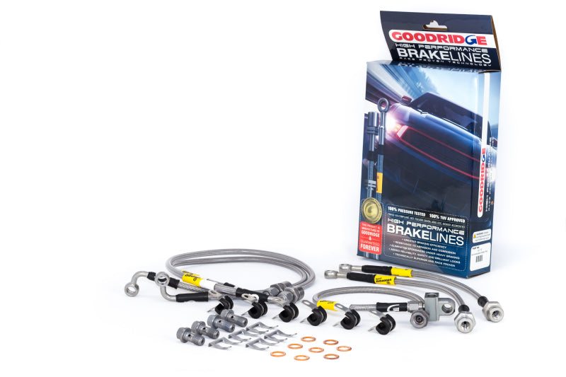 Goodridge 00-06 Chevrolet Tahoe (w/Rear Disc w/o Stabila Trak) Stainless Steel Brake Line Kit Goodridge 00-06 Chevrolet Tahoe (w/Rear Disc w/o Stabila Trak) Stainless Steel Brake Line Kit