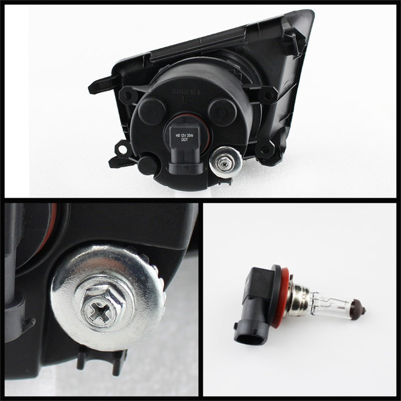 Spyder Toyota Tacoma 2012-2015 OEM Fog Lights W/Switch Clear FL-CL-TTA2012-C Spyder Toyota Tacoma 2012-2015 OEM Fog Lights W/Switch Clear FL-CL-TTA2012-C