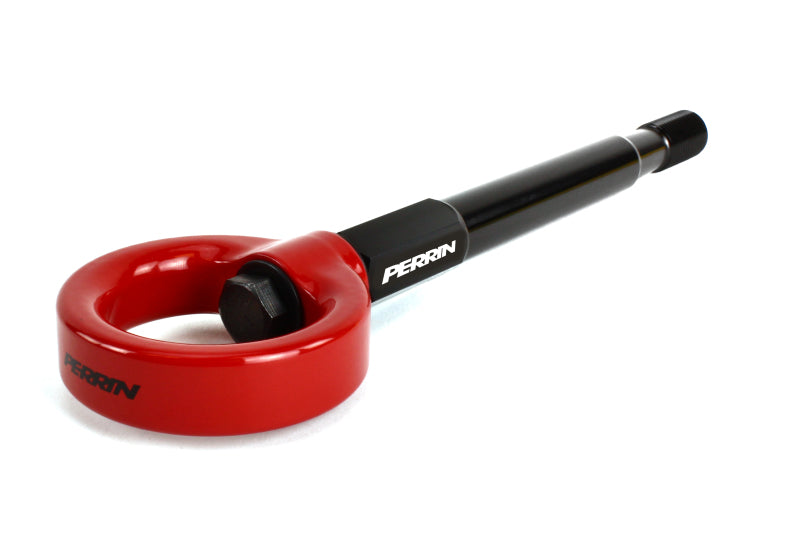 Perrin 08-14 Subaru WRX/STI Sedan Tow Hook Kit (Rear) - Red Perrin 08-14 Subaru WRX/STI Sedan Tow Hook Kit (Rear) - Red