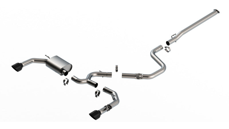 Borla 22-23 Hyundai Elantra N 2.0L 4 CYL. Turbo AT/MT ATAK Catback Exhaust Black Chrome Borla 22-23 Hyundai Elantra N 2.0L 4 CYL. Turbo AT/MT ATAK Catback Exhaust Black Chrome
