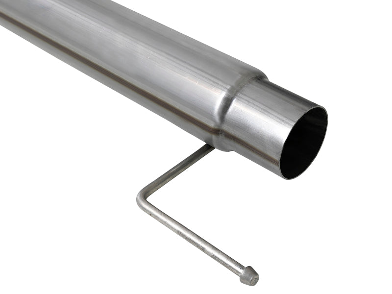 aFe Large Bore-HD 4in 409 SS DPF-Back Exh 18-19 Ford F-150 V6-3.0L (td) w/ Polished Tip aFe Large Bore-HD 4in 409 SS DPF-Back Exh 18-19 Ford F-150 V6-3.0L (td) w/ Polished Tip