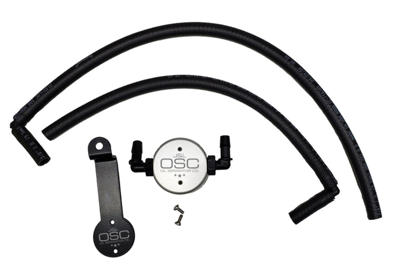 J&L 05-24 Toyota 4Runner 4.0L Driver Side Oil Separator 3.0 - Clear Anodized J&L 05-24 Toyota 4Runner 4.0L Driver Side Oil Separator 3.0 - Clear Anodized