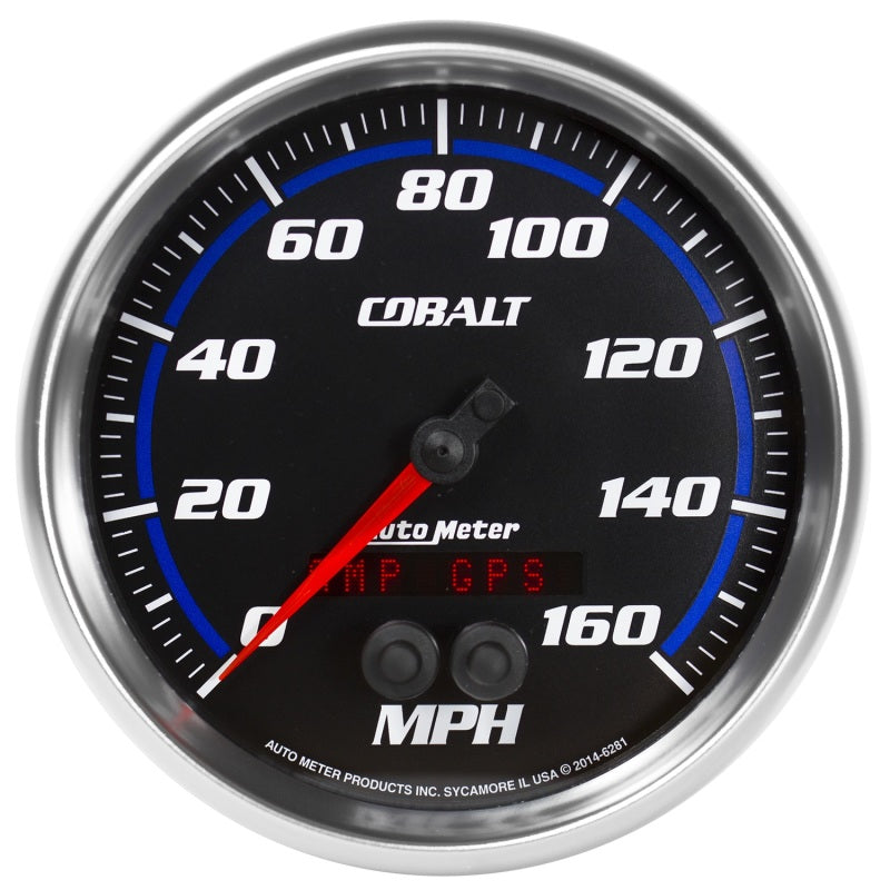 Autometer Cobalt 5in 0-140MPH In-Dash Electronic GPS Programmable Speedometer Autometer Cobalt 5in 0-140MPH In-Dash Electronic GPS Programmable Speedometer