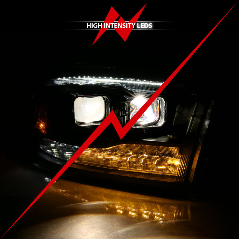 ANZO 2009-2018 Dodge Ram 1500 Projector H.L. Switchback Chrome Amber ANZO 2009-2018 Dodge Ram 1500 Projector H.L. Switchback Chrome Amber
