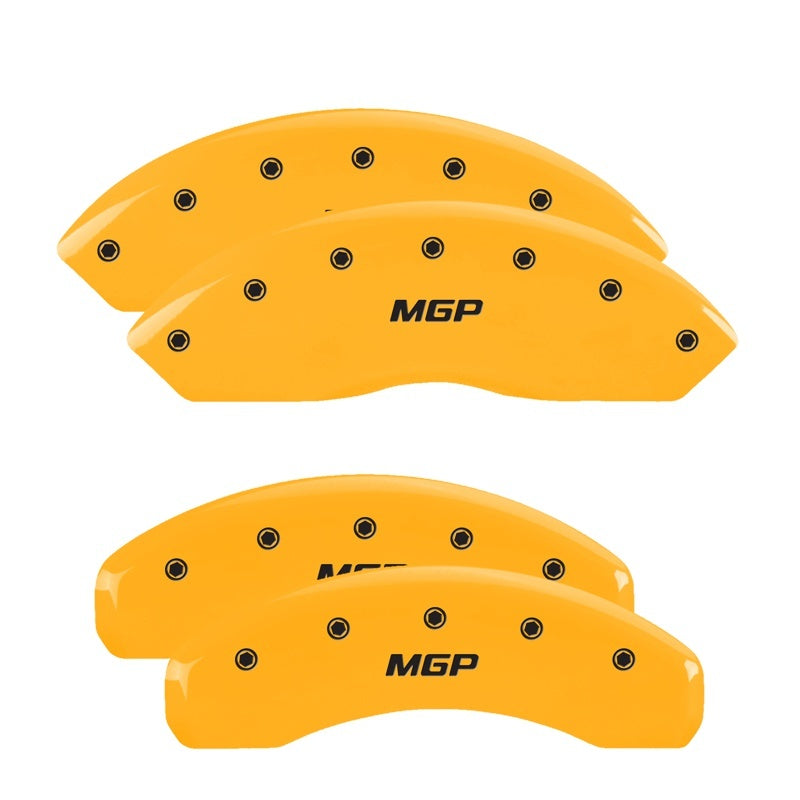 MGP 4 Caliper Covers Engraved Front & Rear MGP Yellow Finish Black Char 2002 Lincoln Navigator MGP 4 Caliper Covers Engraved Front & Rear MGP Yellow Finish Black Char 2002 Lincoln Navigator