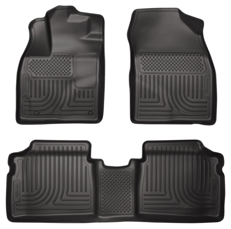 Husky Liners 12 Toyota Prius (PlugIn Models ONLY) WeatherBeater Front & 2nd Seat Black Floor Liners Husky Liners 12 Toyota Prius (PlugIn Models ONLY) WeatherBeater Front & 2nd Seat Black Floor Liners