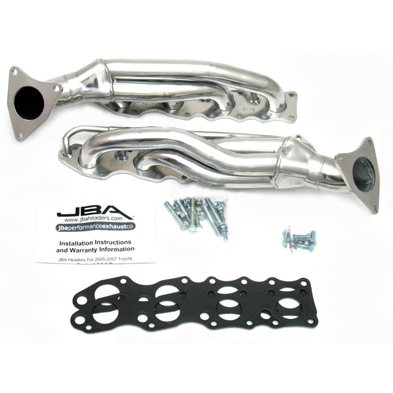 JBA 07-20 Toyota 5.7L V8 1-5/8in Primary Silver Ctd Cat4Ward Header JBA 07-20 Toyota 5.7L V8 1-5/8in Primary Silver Ctd Cat4Ward Header