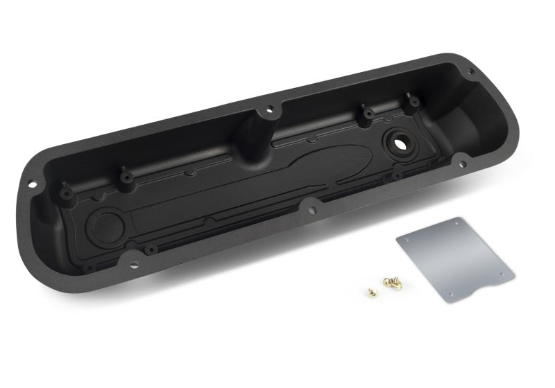 Ford Racing Logo Die-Cast Black Valve Covers Ford Racing Logo Die-Cast Black Valve Covers