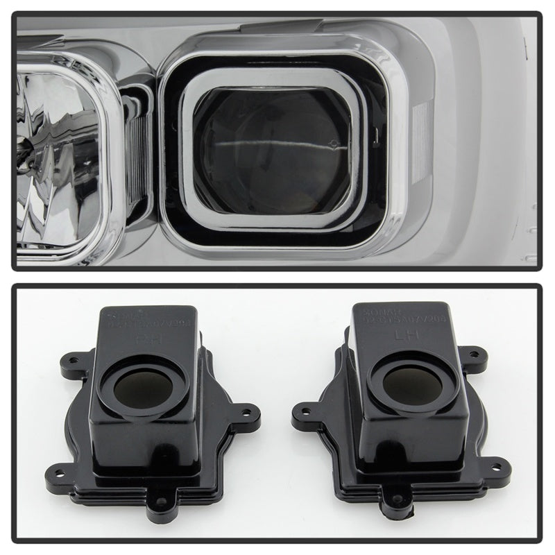 Spyder 07-14 Chevy Suburban/Tahoe V2 Projector Headlights LED Turn Sig Chrome PRO-YD-CSUB07V3-SB-C Spyder 07-14 Chevy Suburban/Tahoe V2 Projector Headlights LED Turn Sig Chrome PRO-YD-CSUB07V3-SB-C