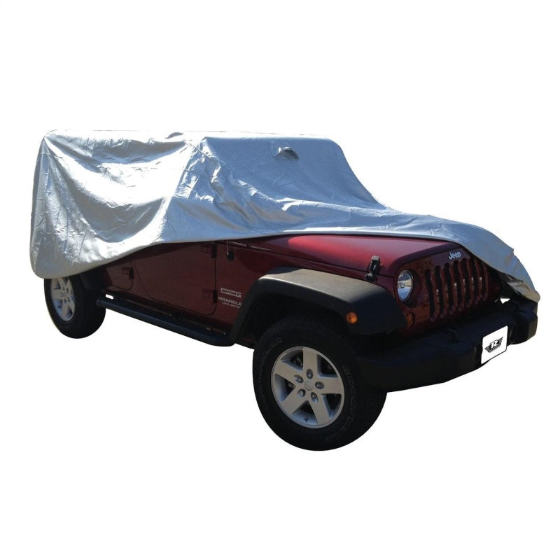 Rampage 2007-2018 Jeep Wrangler(JK) Car Cover Multiguard - Silver Rampage 2007-2018 Jeep Wrangler(JK) Car Cover Multiguard - Silver