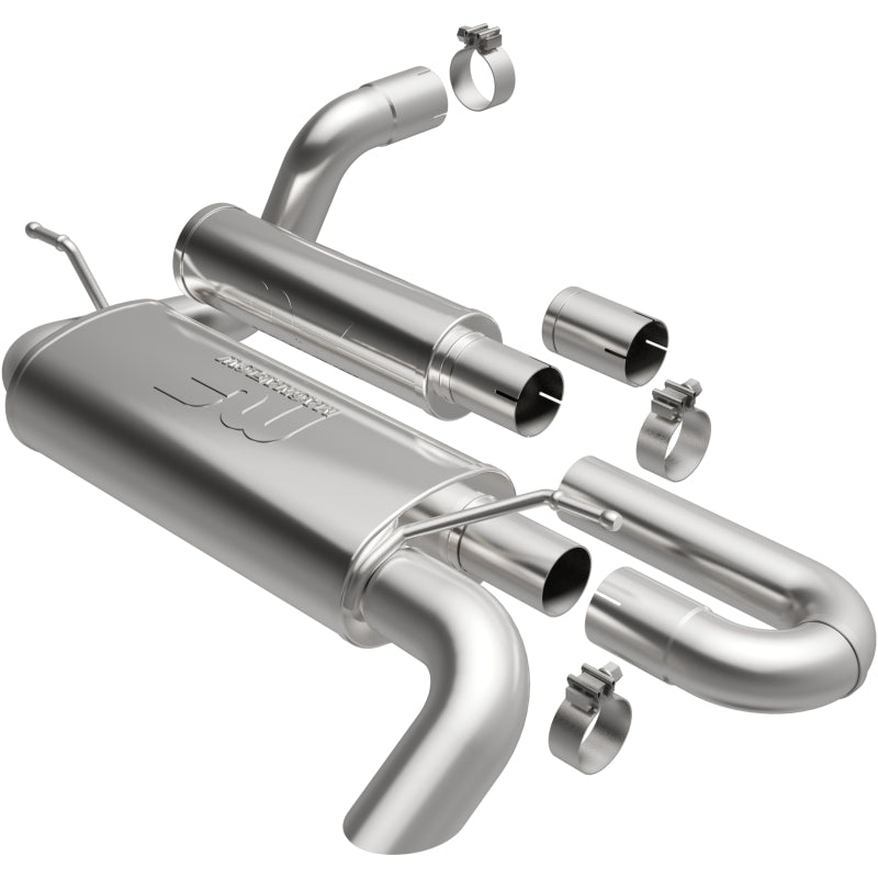 MagnaFlow 18-23 Jeep Wrangler JL 2.0L/3.6L Overland Series Axle-Back Exhaust MagnaFlow 18-23 Jeep Wrangler JL 2.0L/3.6L Overland Series Axle-Back Exhaust