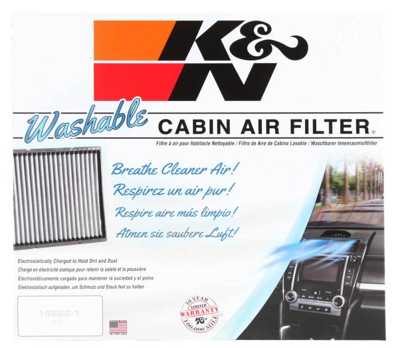 K&N 13-16 Audi SQ5 3.0L V6 Cabin Air Filter K&N 13-16 Audi SQ5 3.0L V6 Cabin Air Filter