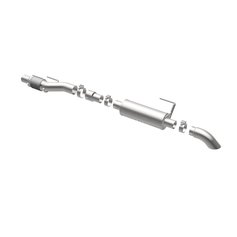 MagnaFlow Cat-Back, SS, 2.5/3in, Turn Down In Front Rear Tire 2015 Ford F150 2.7L V6T Ext Cab MagnaFlow Cat-Back, SS, 2.5/3in, Turn Down In Front Rear Tire 2015 Ford F150 2.7L V6T Ext Cab