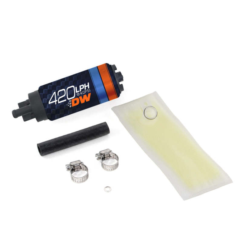 Deatschwerks DW420 Series 420lph In-Tank Fuel Pump w/ Install Kit For Integra 94-01 and Civic 92-00 Deatschwerks DW420 Series 420lph In-Tank Fuel Pump w/ Install Kit For Integra 94-01 and Civic 92-00