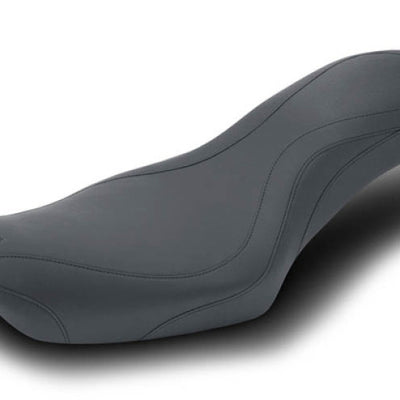 Mustang 91-05 Harley Dyna DayTripper 1PC Seat - Black