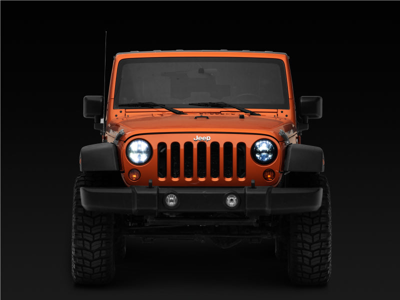 Raxiom 97-18 Jeep Wrangler TJ/JK Axial Series LED Headlights- Black Housing (Clear Lens) Raxiom 97-18 Jeep Wrangler TJ/JK Axial Series LED Headlights- Black Housing (Clear Lens)