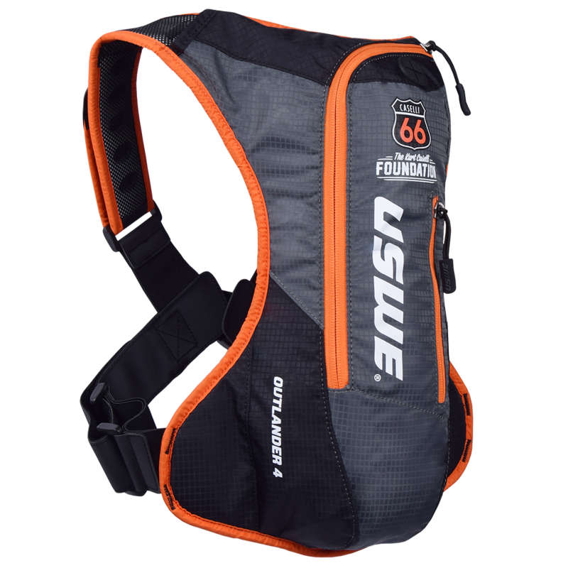 USWE Outlander KC66 Limited Edition Hydration Pack 4L - Black/Grey/Orange USWE Outlander KC66 Limited Edition Hydration Pack 4L - Black/Grey/Orange