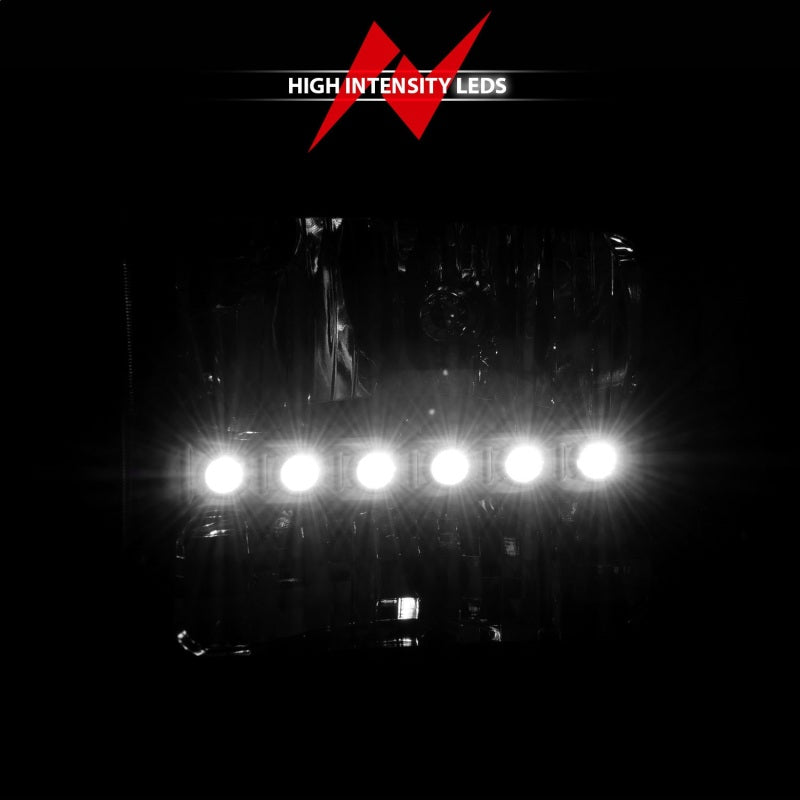 ANZO 2000-2004 Ford Excursion Crystal Headlights Black w/ LED 1pc ANZO 2000-2004 Ford Excursion Crystal Headlights Black w/ LED 1pc