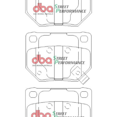 DBA 06-07 Subaru WRX SP500 Rear Brake Pads