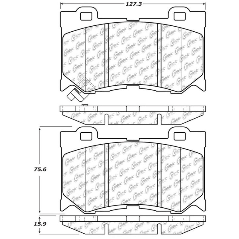 StopTech Street Touring 09-13 Infiniti FX35/FX37/FX45/FX50/08-13 G37 Front Brake Pads StopTech Street Touring 09-13 Infiniti FX35/FX37/FX45/FX50/08-13 G37 Front Brake Pads