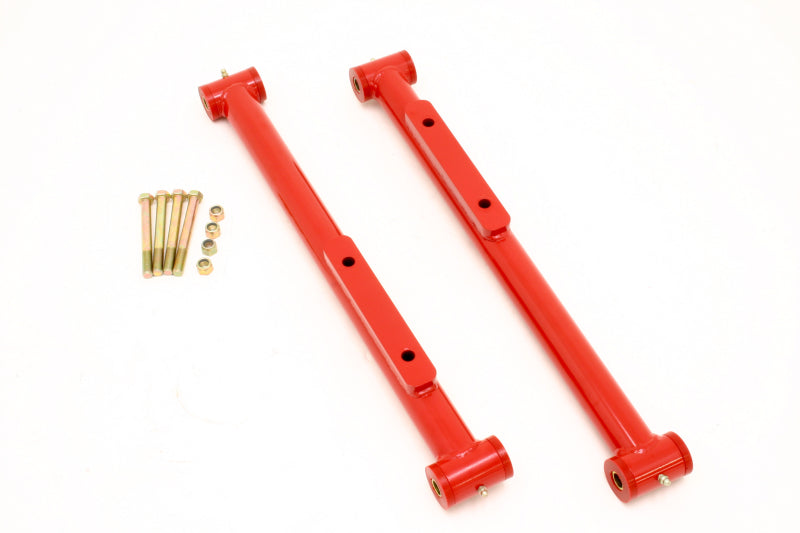 BMR 91-96 B-Body Non-Adj. Extended Length Lower Control Arms (Polyurethane) - Red BMR 91-96 B-Body Non-Adj. Extended Length Lower Control Arms (Polyurethane) - Red