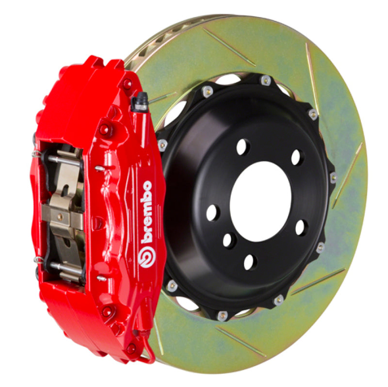 Brembo 00-02 Expedition 2WD Fr GT BBK 4Pis Cast 2pc 355x32 2pc Rotor Slotted Type1-Red Brembo 00-02 Expedition 2WD Fr GT BBK 4Pis Cast 2pc 355x32 2pc Rotor Slotted Type1-Red