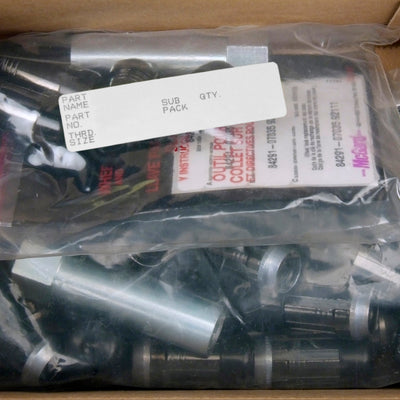 McGard SplineDrive Tuner 8 Lug Install Kit w/Locks & Tool (Cone) M14X1.5 / 1in. Hex - Blk