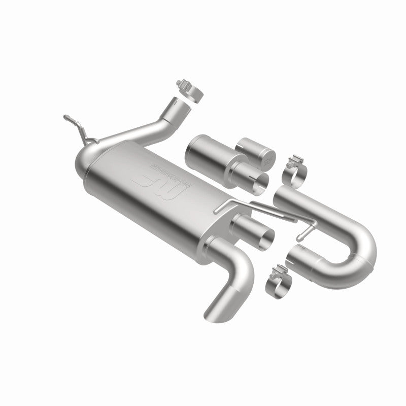 MagnaFlow 07-18 Jeep Wrangler JK Overland Series Axle-Back Exhaust System MagnaFlow 07-18 Jeep Wrangler JK Overland Series Axle-Back Exhaust System