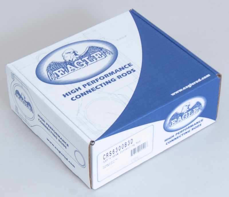 Eagle Chevrolet 6.300in Length 2.100in Journal Diameter H-Beam Connecting Rods (Set of 8) Eagle Chevrolet 6.300in Length 2.100in Journal Diameter H-Beam Connecting Rods (Set of 8)