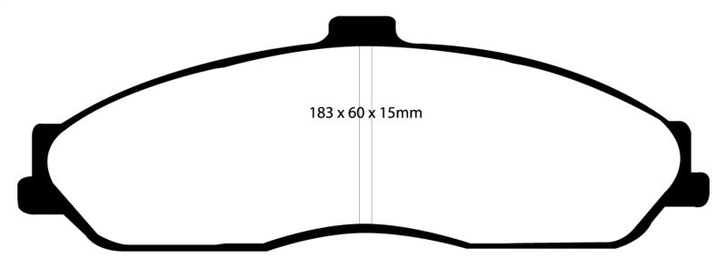 EBC 03-04 Cadillac XLR 4.6 Bluestuff Front Brake Pads EBC 03-04 Cadillac XLR 4.6 Bluestuff Front Brake Pads