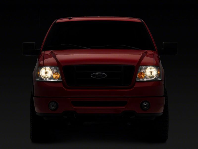 Raxiom 04-08 Ford F-150 Axial Series OEM Style Replacement Headlights- Chrome Housing (Clear Lens) Raxiom 04-08 Ford F-150 Axial Series OEM Style Replacement Headlights- Chrome Housing (Clear Lens)