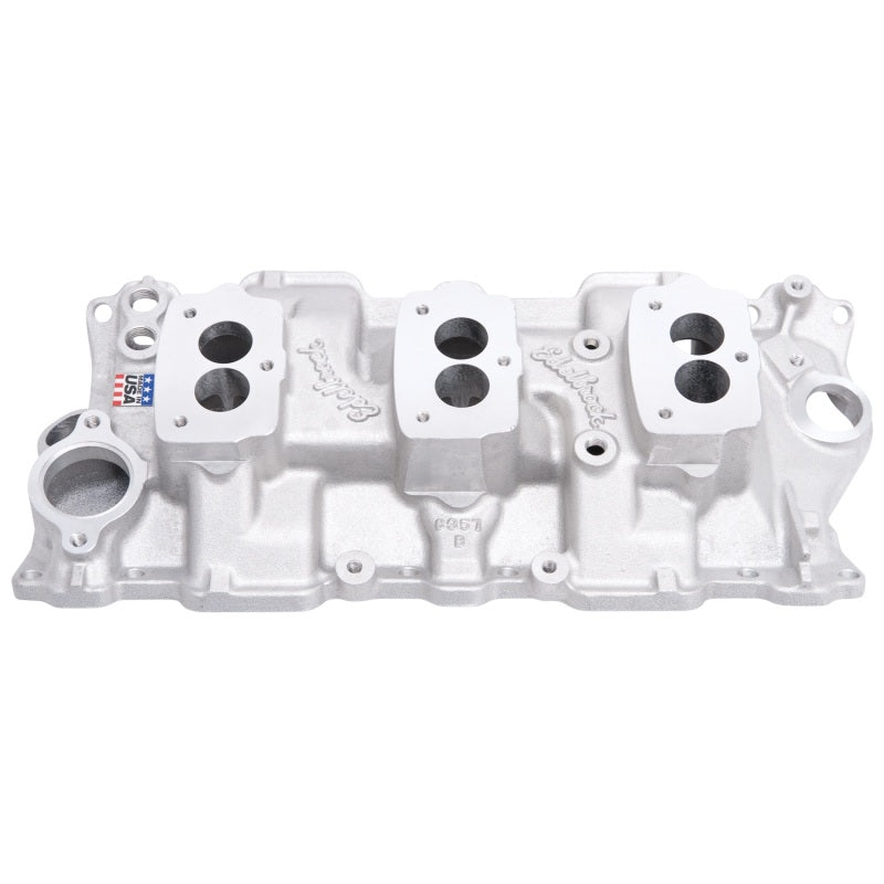 Edelbrock Manifold Vintage Series C357B 3X2 Edelbrock Manifold Vintage Series C357B 3X2