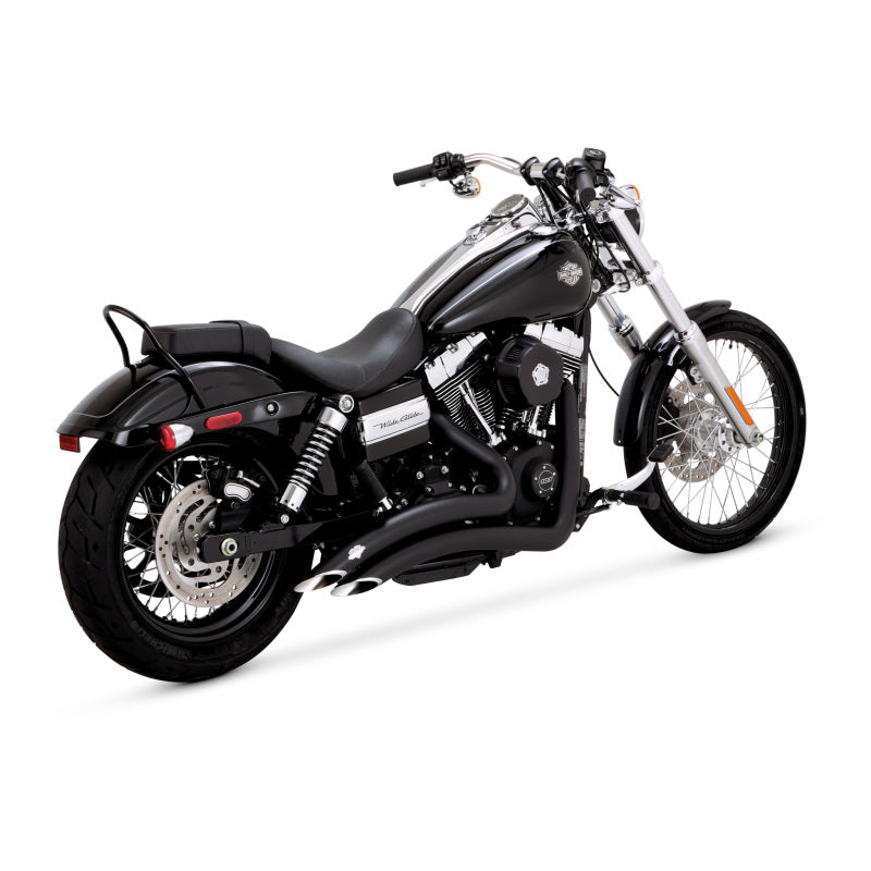 Vance & Hines HD Dyna 06-17 Big Radius 2-2 Black PCX Full System Exhaust Vance & Hines HD Dyna 06-17 Big Radius 2-2 Black PCX Full System Exhaust