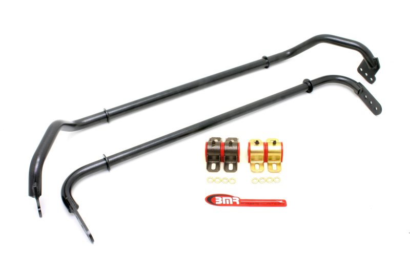 BMR 10-11 Chevrolet Camero  Front and Rear  Sway Bar Kit w/ Bushings - Black Hammertone BMR 10-11 Chevrolet Camero  Front and Rear  Sway Bar Kit w/ Bushings - Black Hammertone