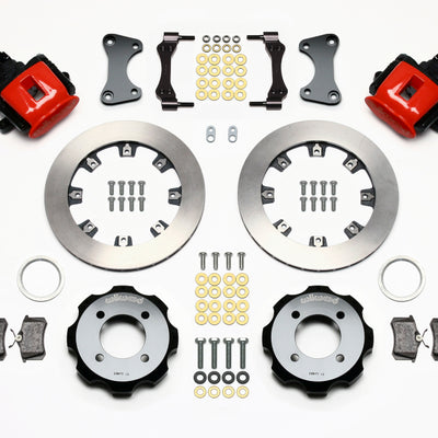 Wilwood Combination Parking Brake Rear Kit 11.75in Red 2011 Fiesta Rear