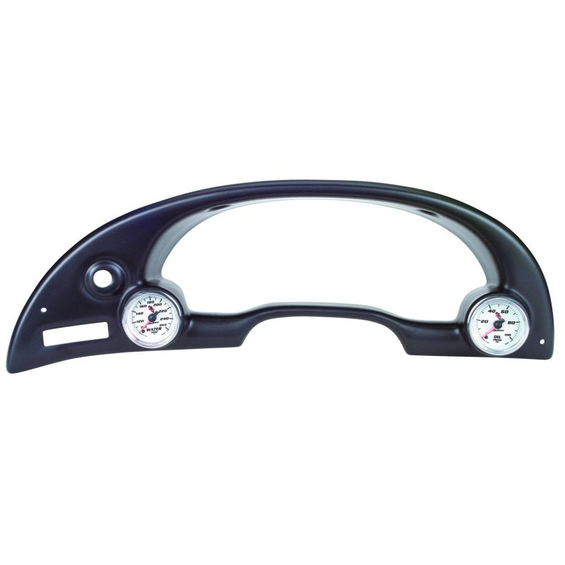Autometer 94-00 Ford Mustang 52mm Black Dual Instrument Cluster Bezel Autometer 94-00 Ford Mustang 52mm Black Dual Instrument Cluster Bezel