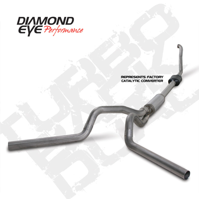 Diamond Eye KIT 4in TB DUAL SS: 94-97 FORD 7.3L F250/F350 PWRSTROKE NFS W/ CARB EQUIV STDS Diamond Eye KIT 4in TB DUAL SS: 94-97 FORD 7.3L F250/F350 PWRSTROKE NFS W/ CARB EQUIV STDS
