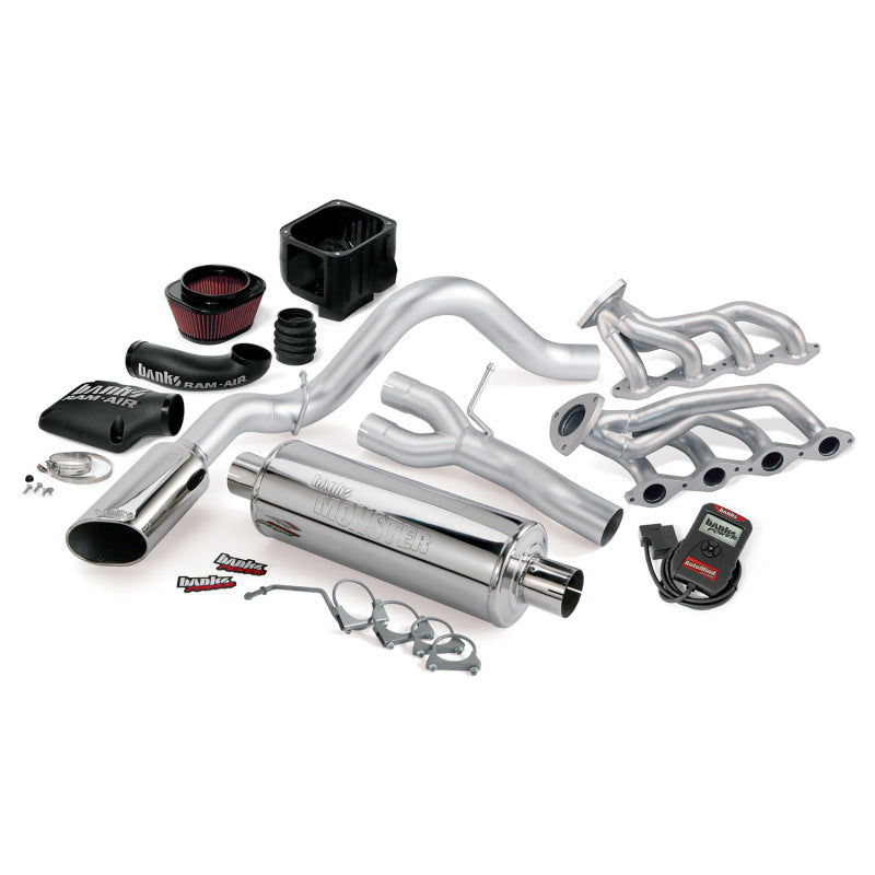 Banks Power 03-06 Chevy 4.8-5.3L EC/CCSB PowerPack System - SS Single Exhaust w/ Chrome Tip Banks Power 03-06 Chevy 4.8-5.3L EC/CCSB PowerPack System - SS Single Exhaust w/ Chrome Tip
