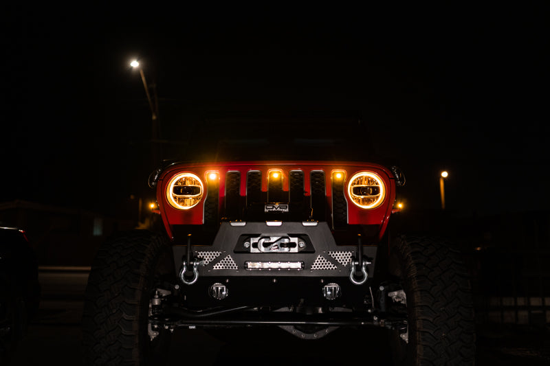 DV8 Offroad 2018+ Jeep JL Grill Amber Marker Lights DV8 Offroad 2018+ Jeep JL Grill Amber Marker Lights