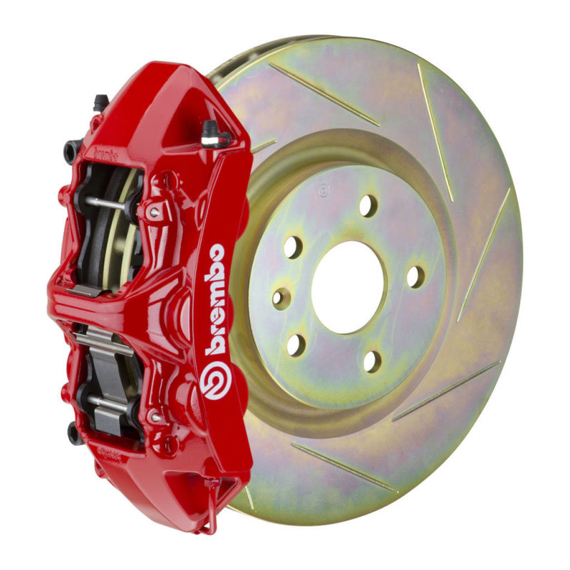 Brembo 05-14 Mustang GT Excl non-ABS Equipped Fr GT BBK 6Pist Cast 355x32 1pc Rtr Slot Type1-Red Brembo 05-14 Mustang GT Excl non-ABS Equipped Fr GT BBK 6Pist Cast 355x32 1pc Rtr Slot Type1-Red