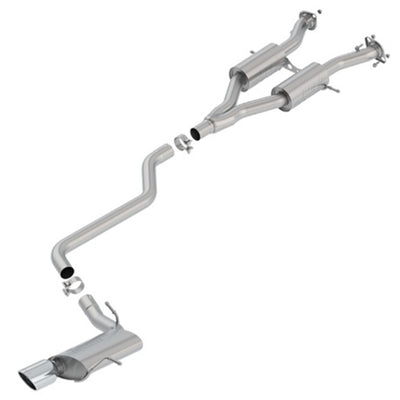 Borla 14-18 Jeep Grand Cherokee 3.6L A/T 4DR S-Type 2.5in Catback Exhaust w/Polished Tip