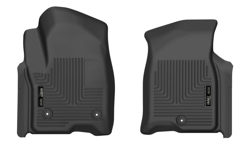 Husky Liners 21-23 Chevy Tahoe / 21-23 Cadillac Escalade X-Act Contour Black Front Seat Floor Liners Husky Liners 21-23 Chevy Tahoe / 21-23 Cadillac Escalade X-Act Contour Black Front Seat Floor Liners