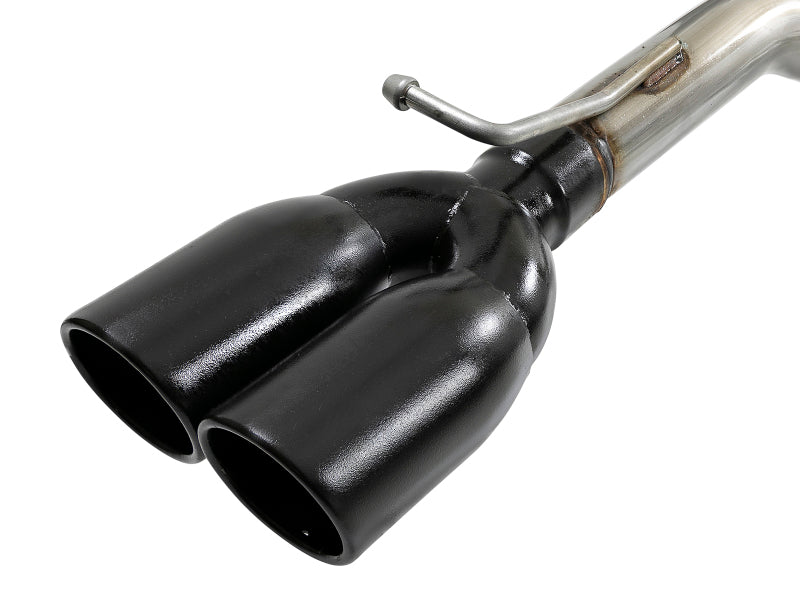 aFe MACH Force-Xp 2-1/2in 304 SS Cat-Back Exhaust 15-21 Dodge Challenger V6-3.6L - Quad Black Tip aFe MACH Force-Xp 2-1/2in 304 SS Cat-Back Exhaust 15-21 Dodge Challenger V6-3.6L - Quad Black Tip