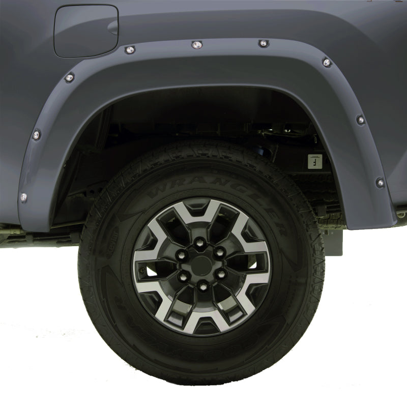 EGR 16+ Toyota Tacoma w/Mudflap Bolt-On Look Color Match Fender Flares - Set - MagneticGray EGR 16+ Toyota Tacoma w/Mudflap Bolt-On Look Color Match Fender Flares - Set - MagneticGray